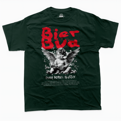 Eirin Apparel Men's T-Shirt Forest Green / S Men's Bier Bua Irish Hustle T-Shirt
