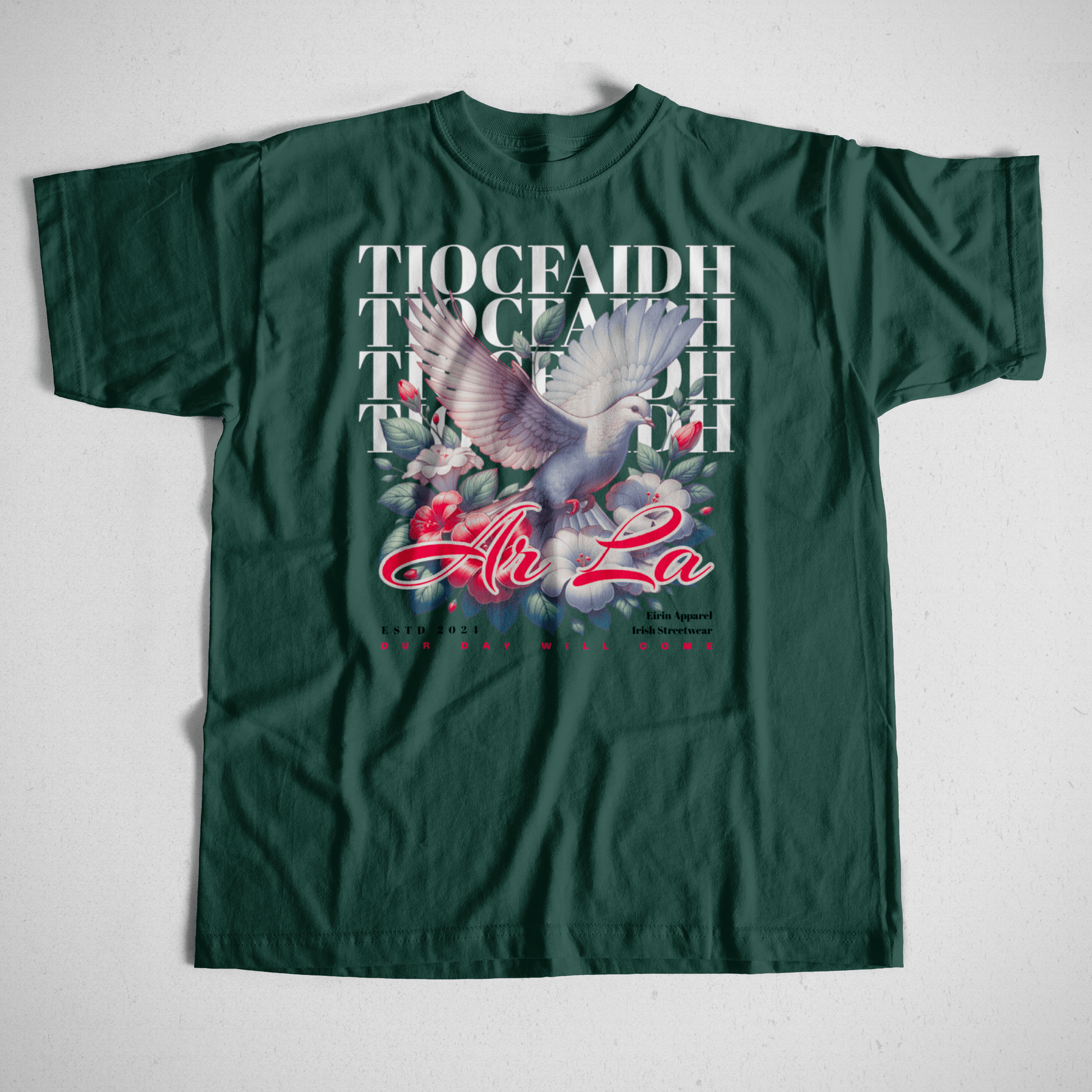 Eirin Apparel Men's T-Shirt Forest Green / S Men's Doves of Freedom T-Shirt