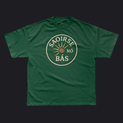 Eirin Apparel Men's T-Shirt Forest Green / S Men's 'Freedom Or Death' Gaelic T-Shirt