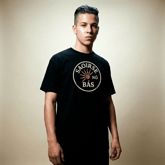 Eirin Apparel Men's T-Shirt 'Freedom Or Death' Gaelic T-Shirt