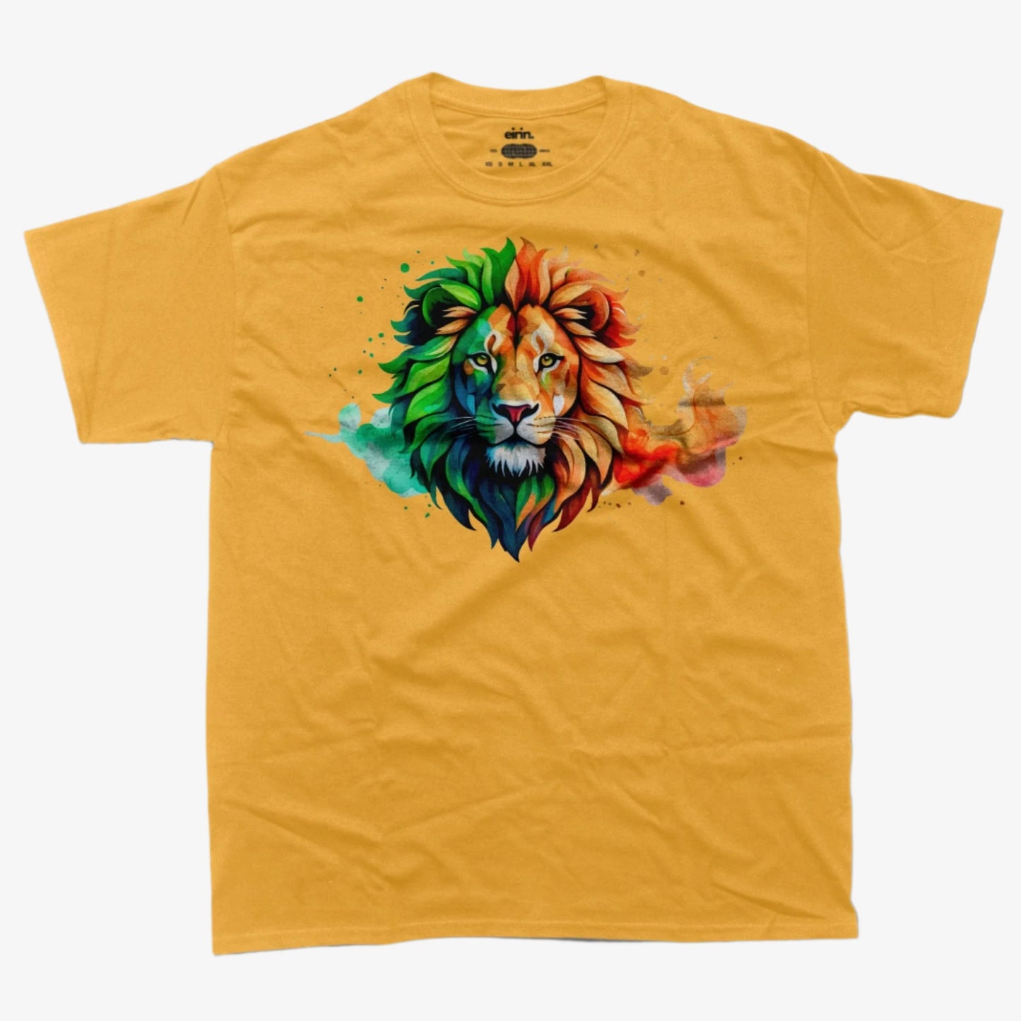 Eirin Apparel Men's T-Shirt Gold / S Men's Celtic Lion T-Shirt