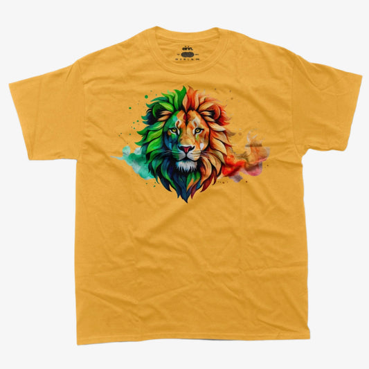 Eirin Apparel Men's T-Shirt Gold / S Men's Celtic Lion T-Shirt