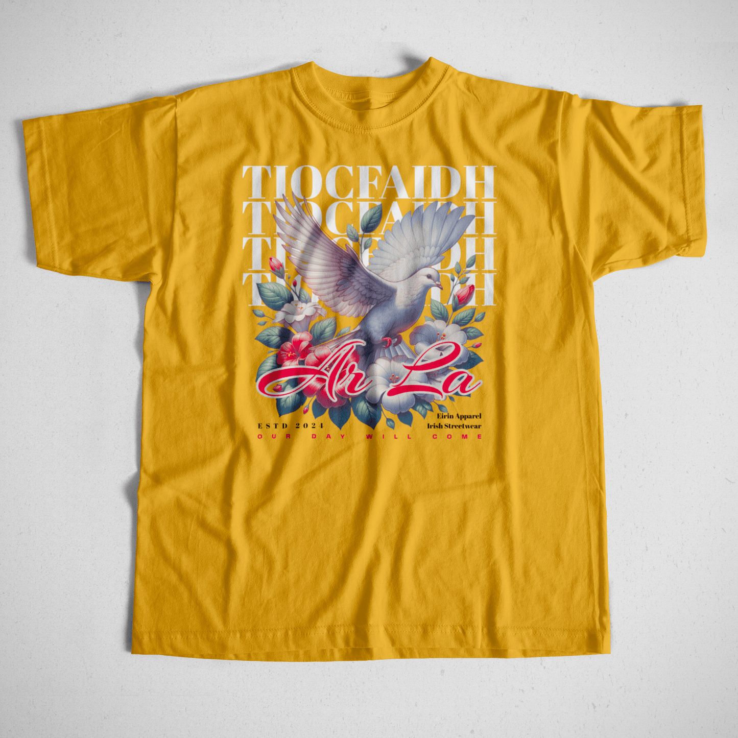 Eirin Apparel Men's T-Shirt Gold / S Men's Doves of Freedom T-Shirt