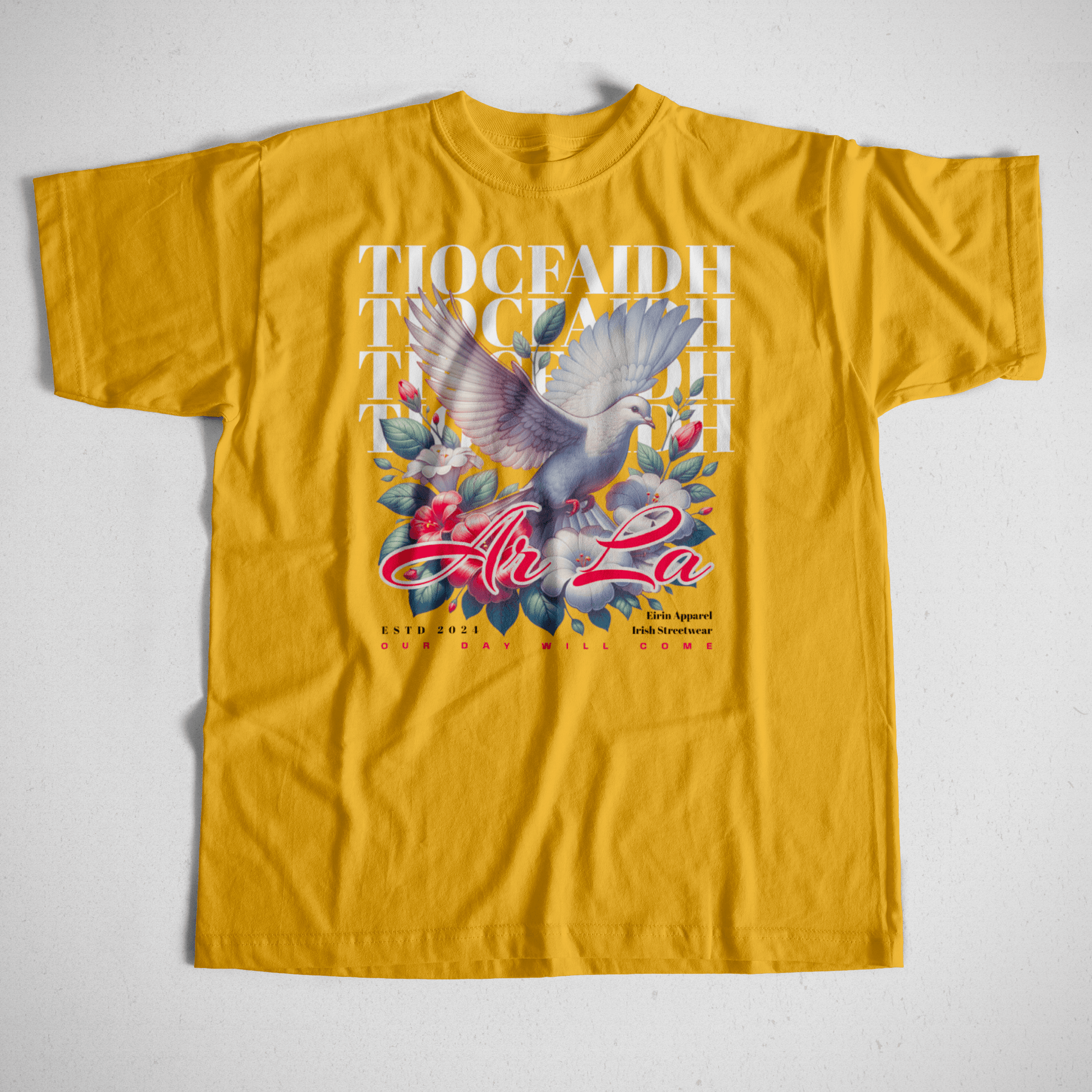 Eirin Apparel Men's T-Shirt Gold / S Men's Doves of Freedom T-Shirt