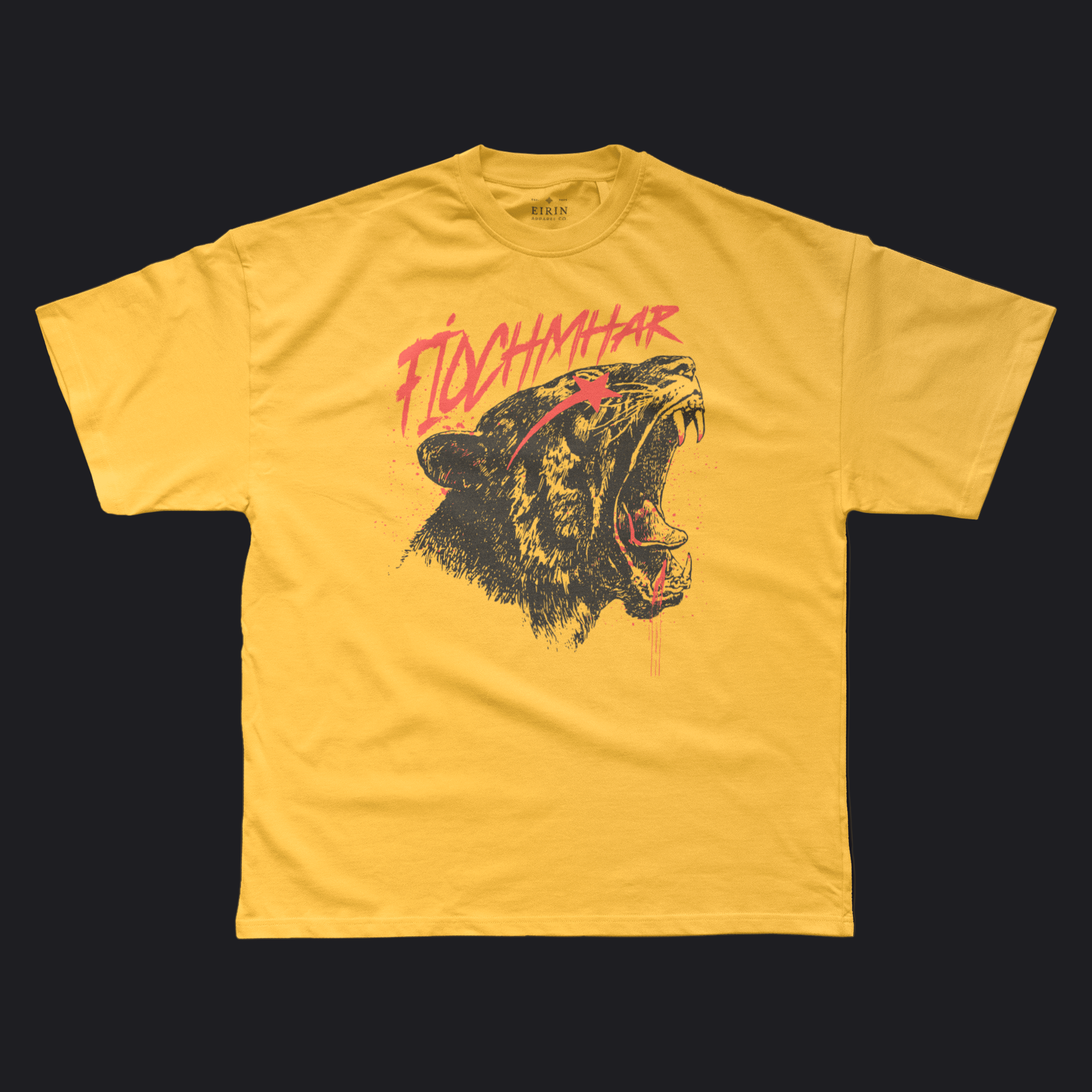 Eirin Apparel Men's T-Shirt Gold / S Men's 'Ferocious' Gaelic T-Shirt