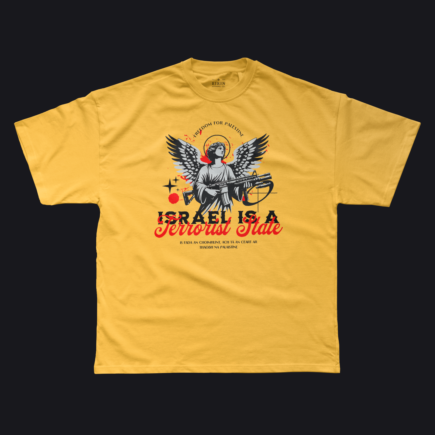 Eirin Apparel Men's T-Shirt Gold / S Men's 'Israel Is A Terrorist State' T-Shirt
