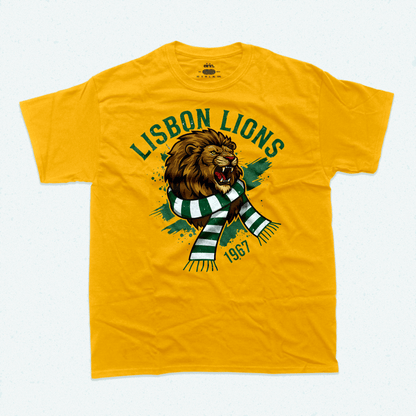 Eirin Apparel Men's T-Shirt Gold / S Unisex Roaring Lisbon Lions 1967 T-Shirt