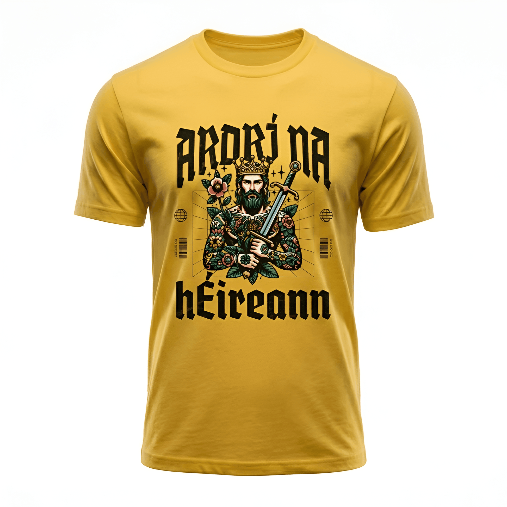 Eirin Apparel Men's T-Shirt 'High King Of Ireland' Gaelic T-Shirt
