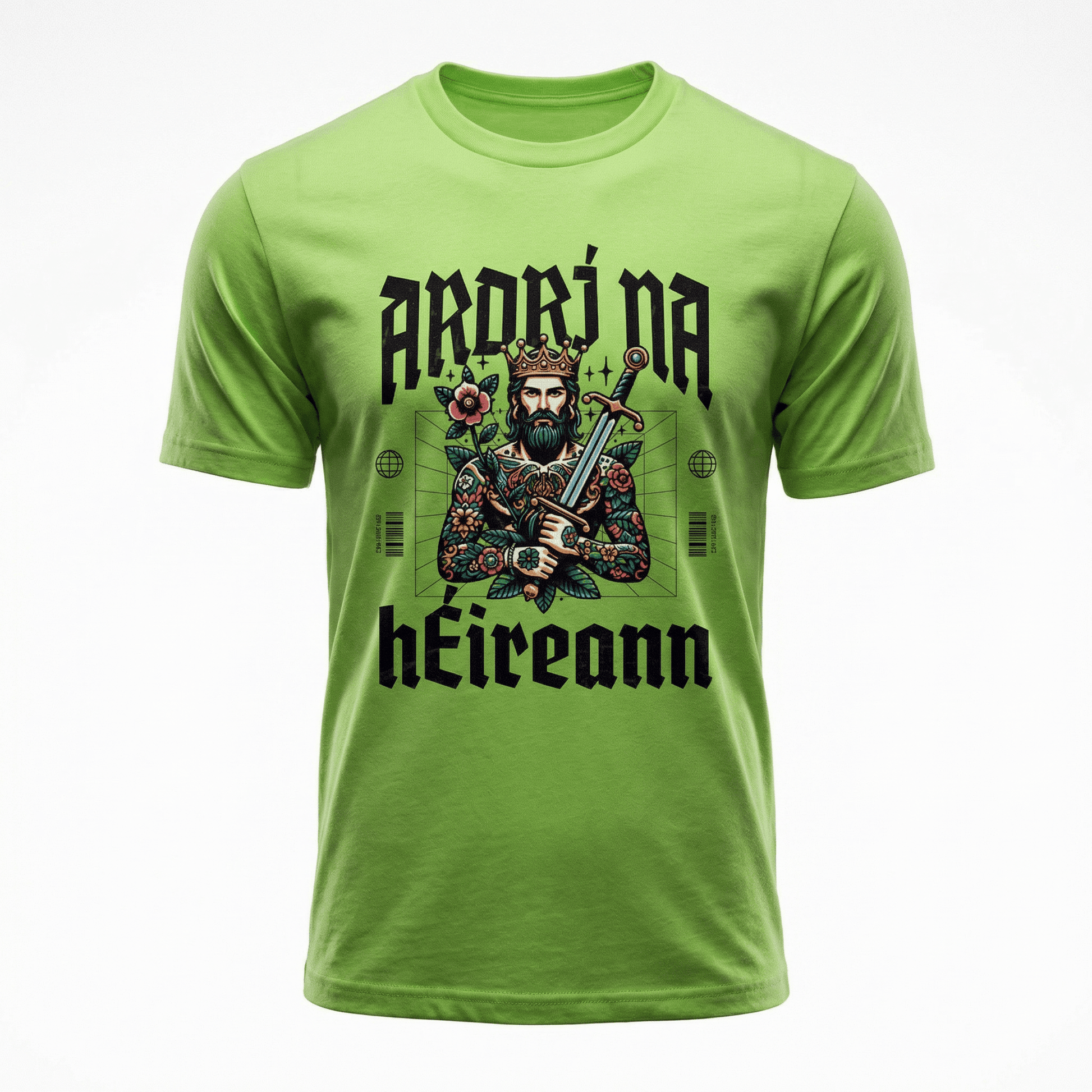 Eirin Apparel Men's T-Shirt 'High King Of Ireland' Gaelic T-Shirt