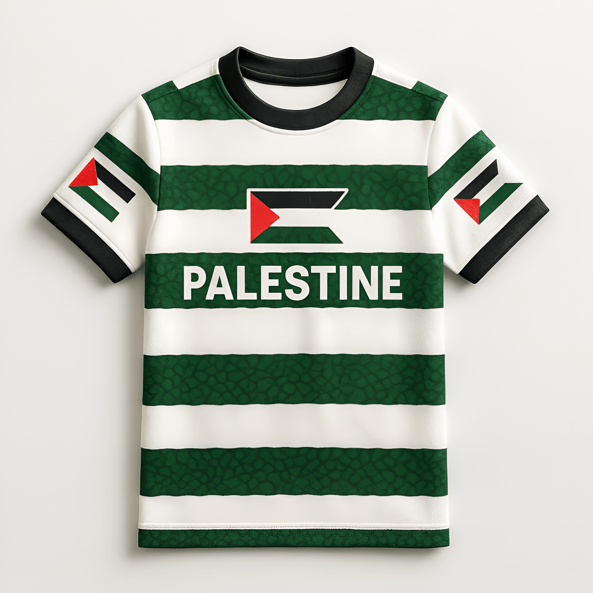 Eirin Apparel Men's T-Shirt Kids’ Celtic FC Palestine Jersey – 2025 Hope & Unity Edition