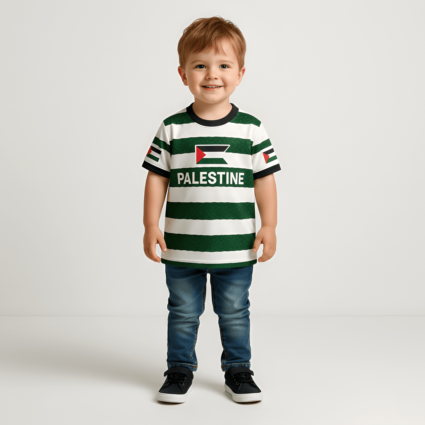 Eirin Apparel Men's T-Shirt Kids’ Celtic FC Palestine Jersey – 2025 Hope & Unity Edition