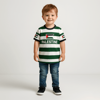 Eirin Apparel Men's T-Shirt Kids’ Celtic FC Palestine Jersey – 2025 Hope & Unity Edition