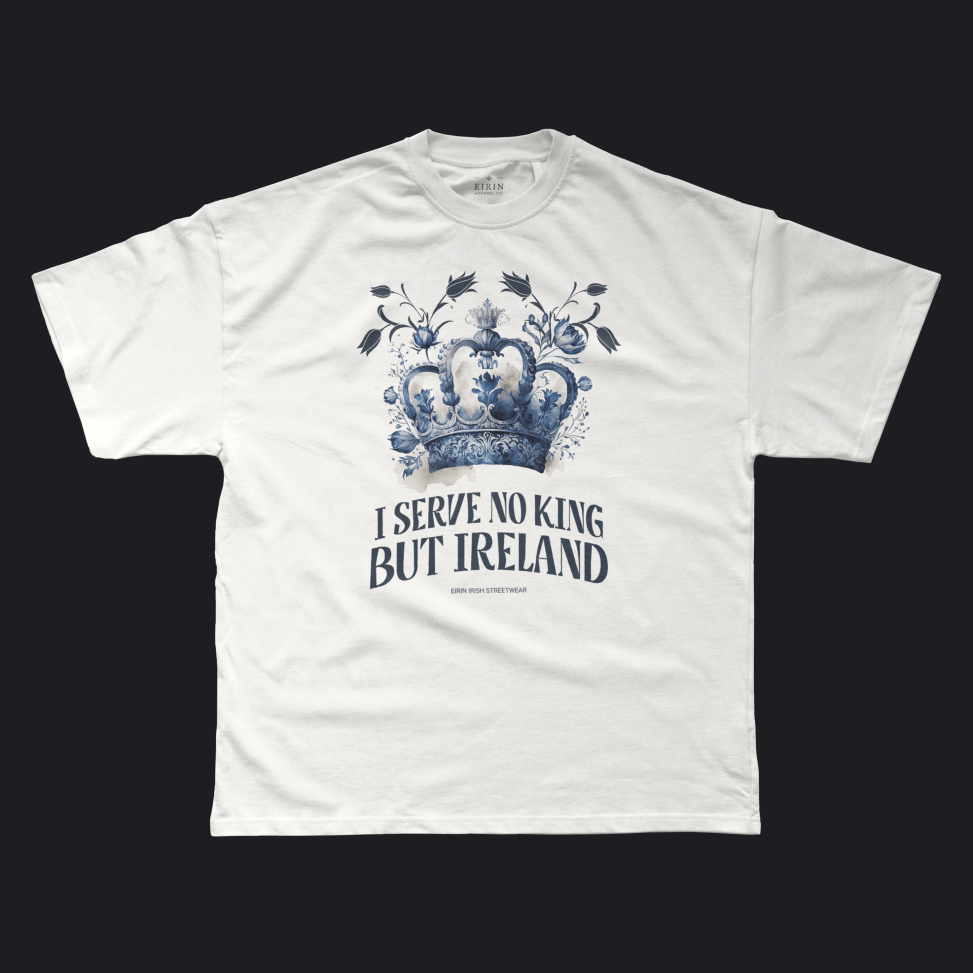 Eirin Apparel Men's T-Shirt Liberty Ice / S Men's 'No King But Ireland' T-Shirt