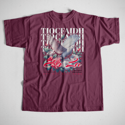Eirin Apparel Men's T-Shirt Maroon / S Men's Doves of Freedom T-Shirt