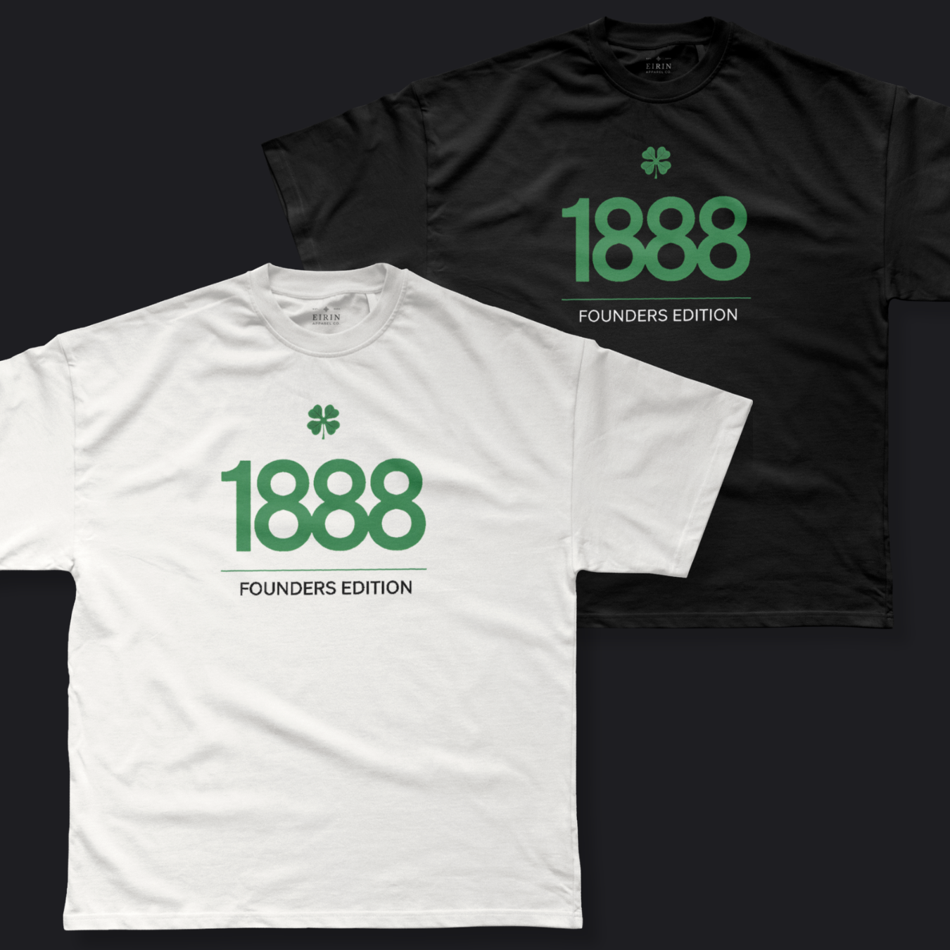 Eirin Apparel Men's T-Shirt Men's 1888 Founders Edition Celtic FC T-Shirt