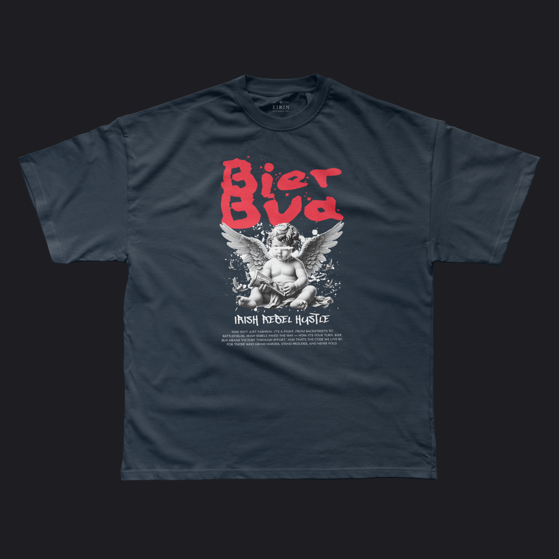 Eirin Apparel Men's T-Shirt Men's 'Bier Bua' Irish Hustle Gaelic T-Shirt