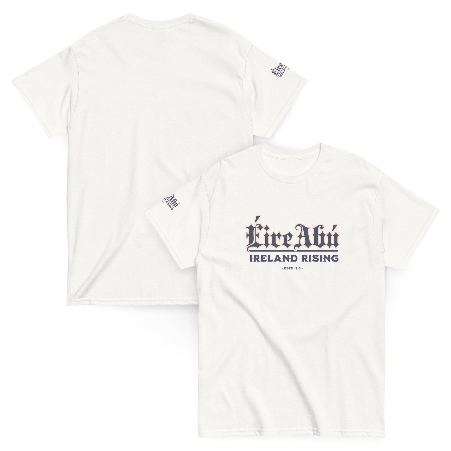 Eirin Apparel Men's T-Shirt Men's Éire Abú T-Shirt – White Edition