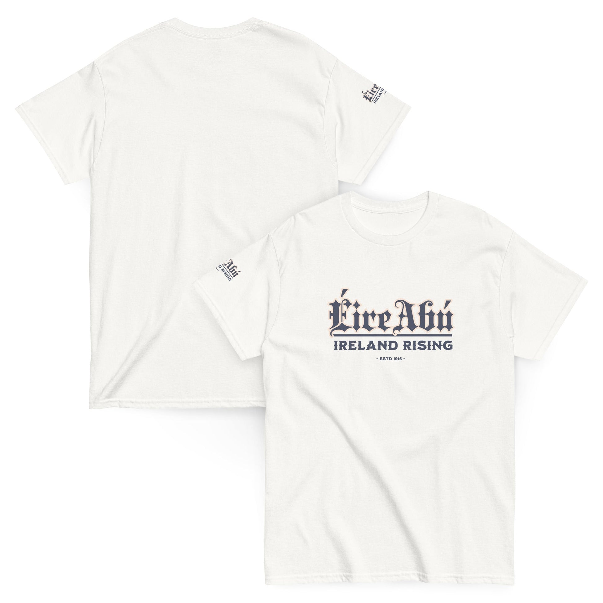 Eirin Apparel Men's T-Shirt Men's Éire Abú T-Shirt – White Edition