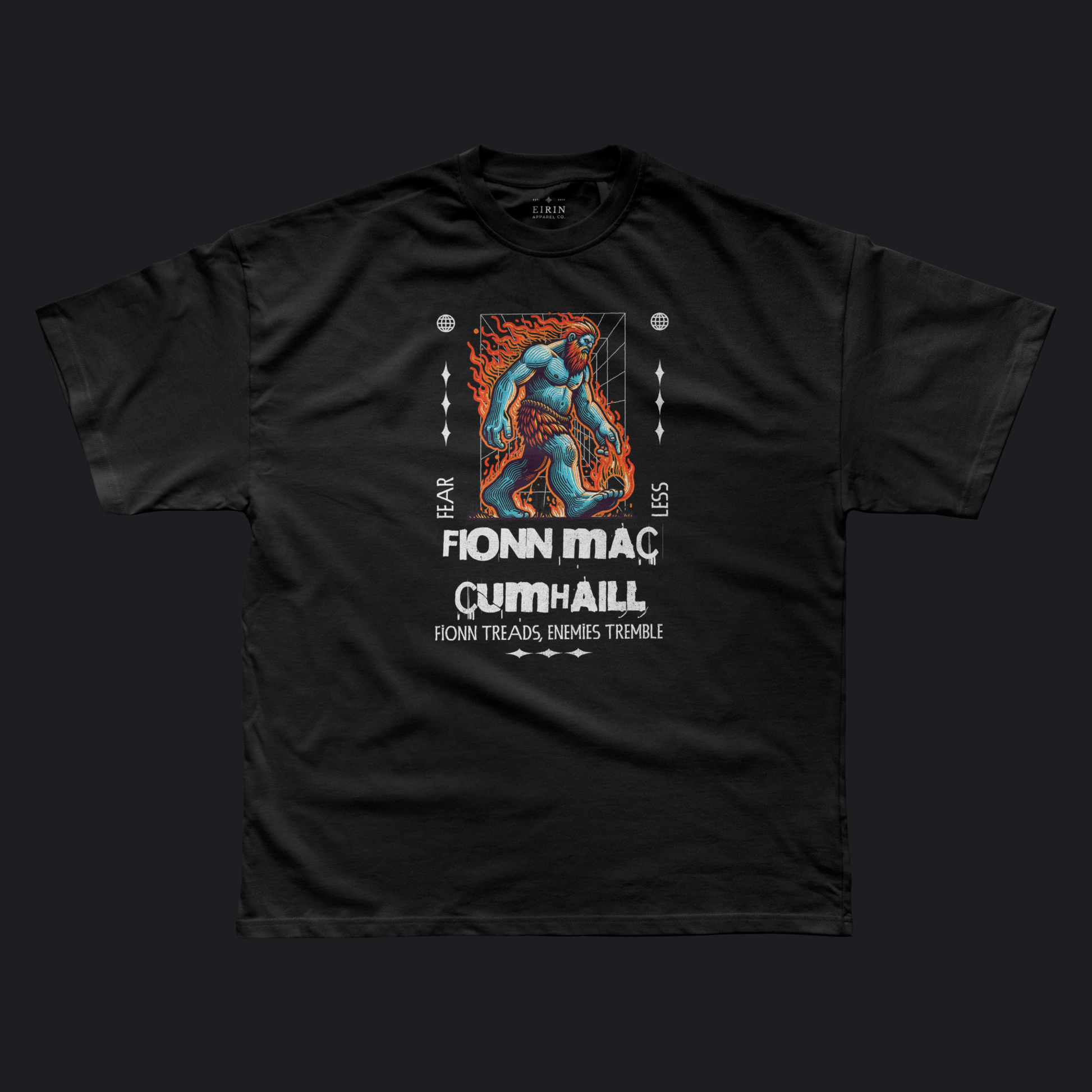 Eirin Apparel Men's T-Shirt Men’s Fionn Mac Cumhaill (Finn McCool) Fearless T-Shirt
