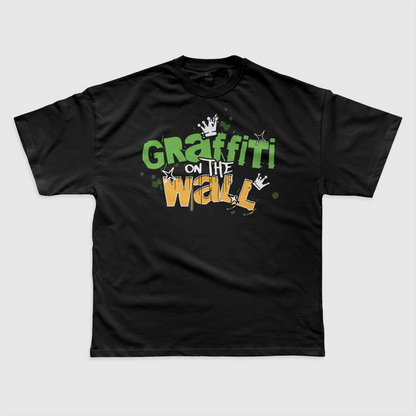 Eirin Apparel Men's T-Shirt Men's Graffiti On The Wall Irish Tricolour Celtic T-Shirt