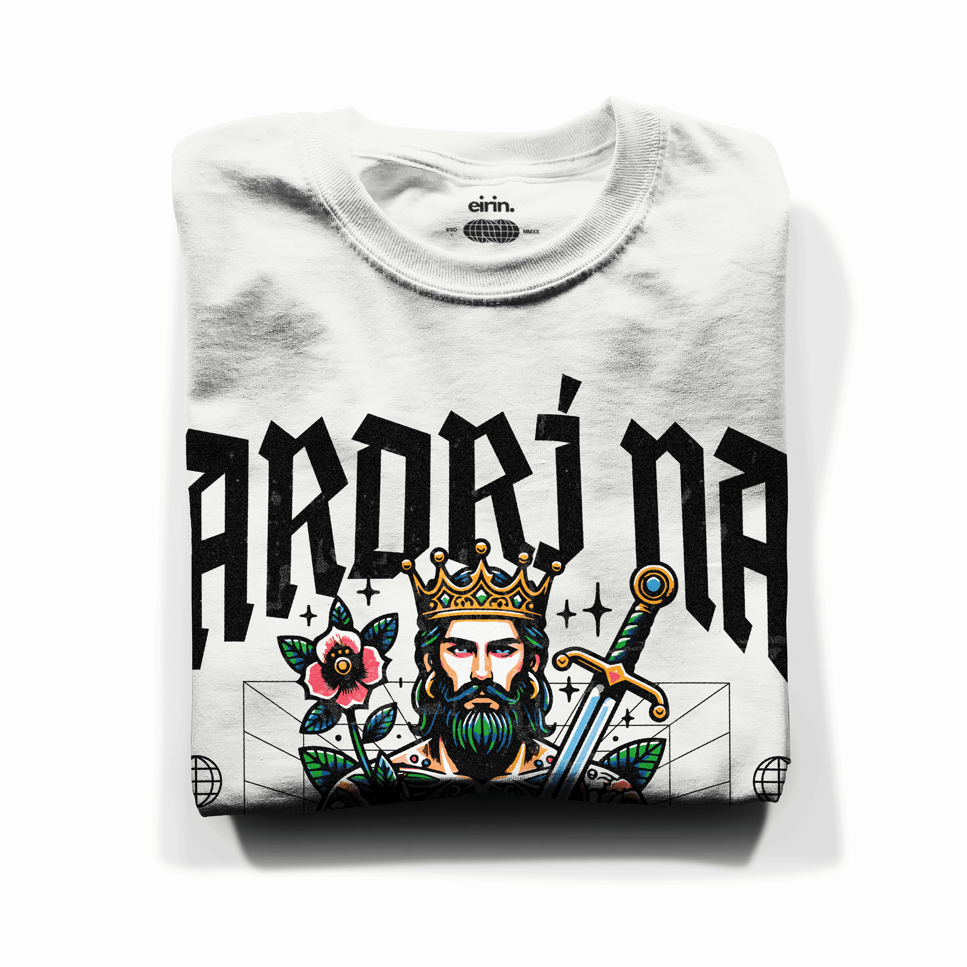 Eirin Apparel Men's T-Shirt Men's 'High King Of Ireland' Gaelic T-Shirt