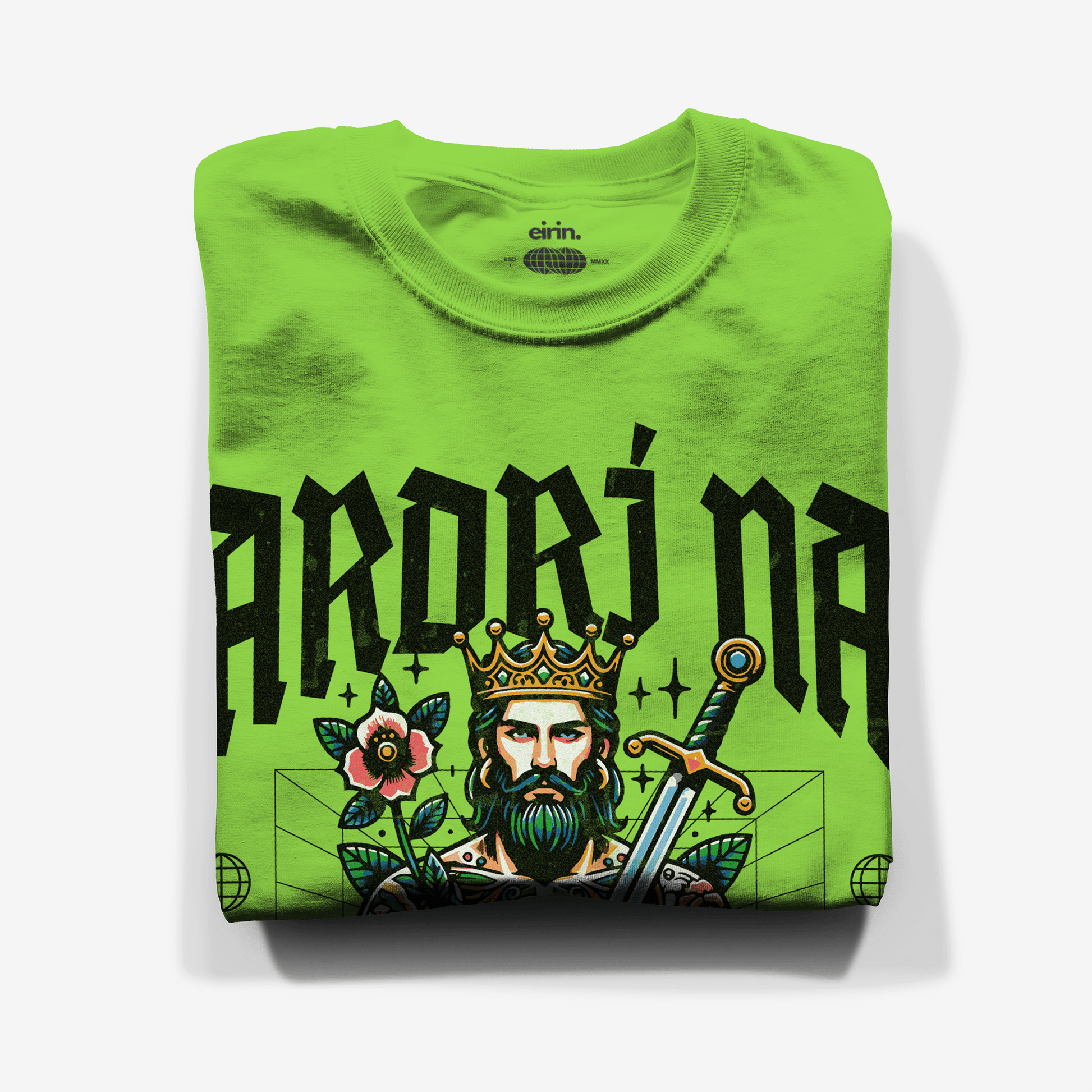 Eirin Apparel Men's T-Shirt Men's 'High King Of Ireland' Gaelic T-Shirt