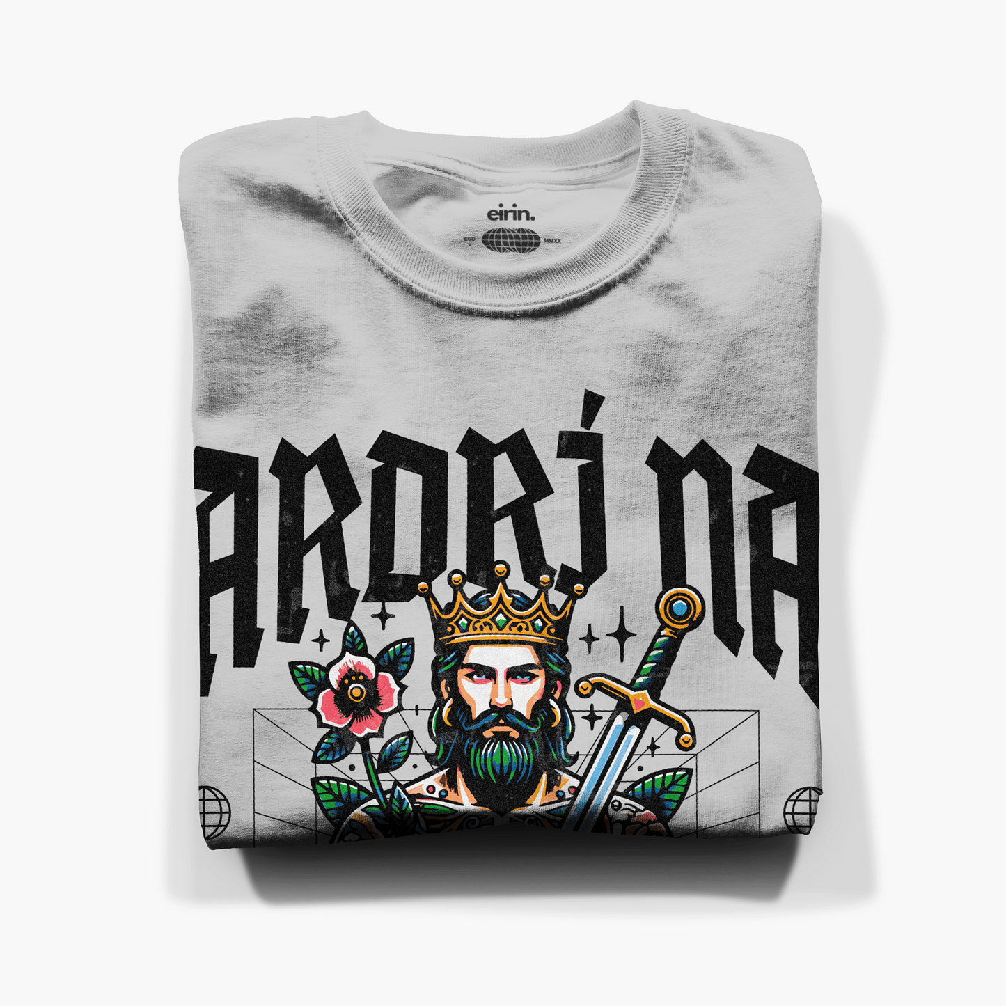 Eirin Apparel Men's T-Shirt Men's 'High King Of Ireland' Gaelic T-Shirt