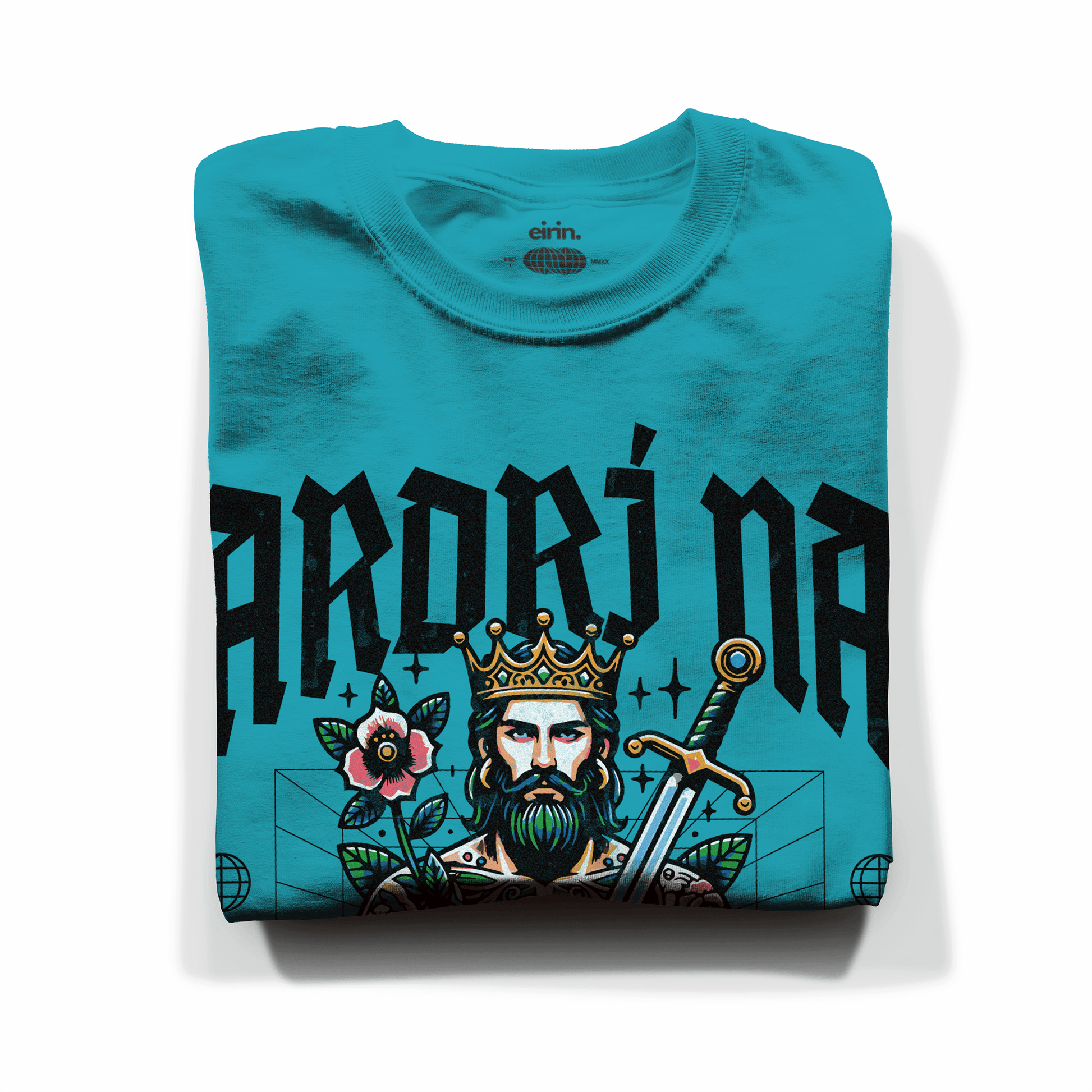 Eirin Apparel Men's T-Shirt Men's 'High King Of Ireland' Gaelic T-Shirt