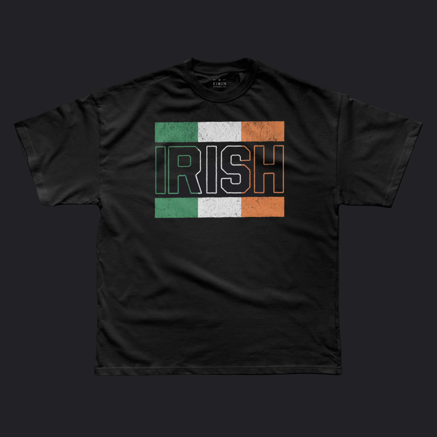 Eirin Apparel Men's T-Shirt Men's 'Irish Flag Print' T-Shirt