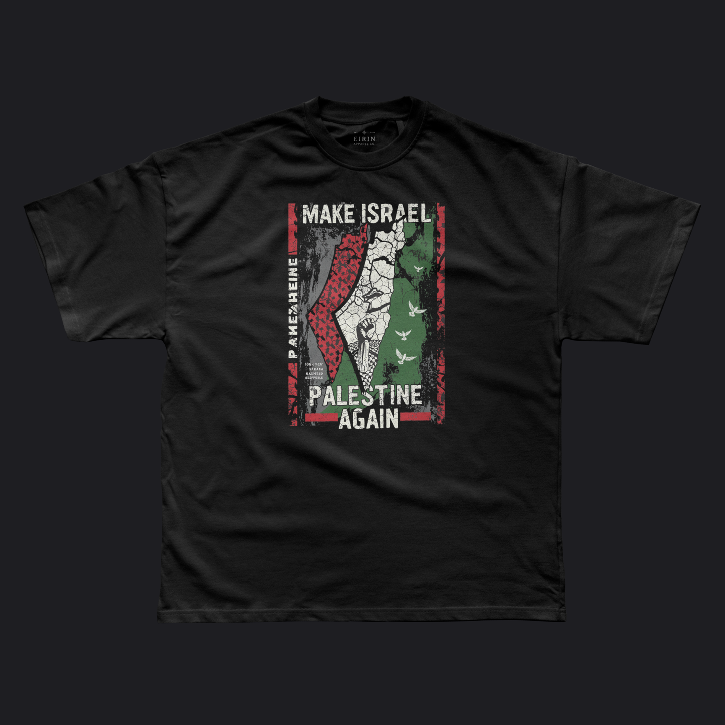 Eirin Apparel Men's T-Shirt Men's Make Israel Palestine Again T-Shirt