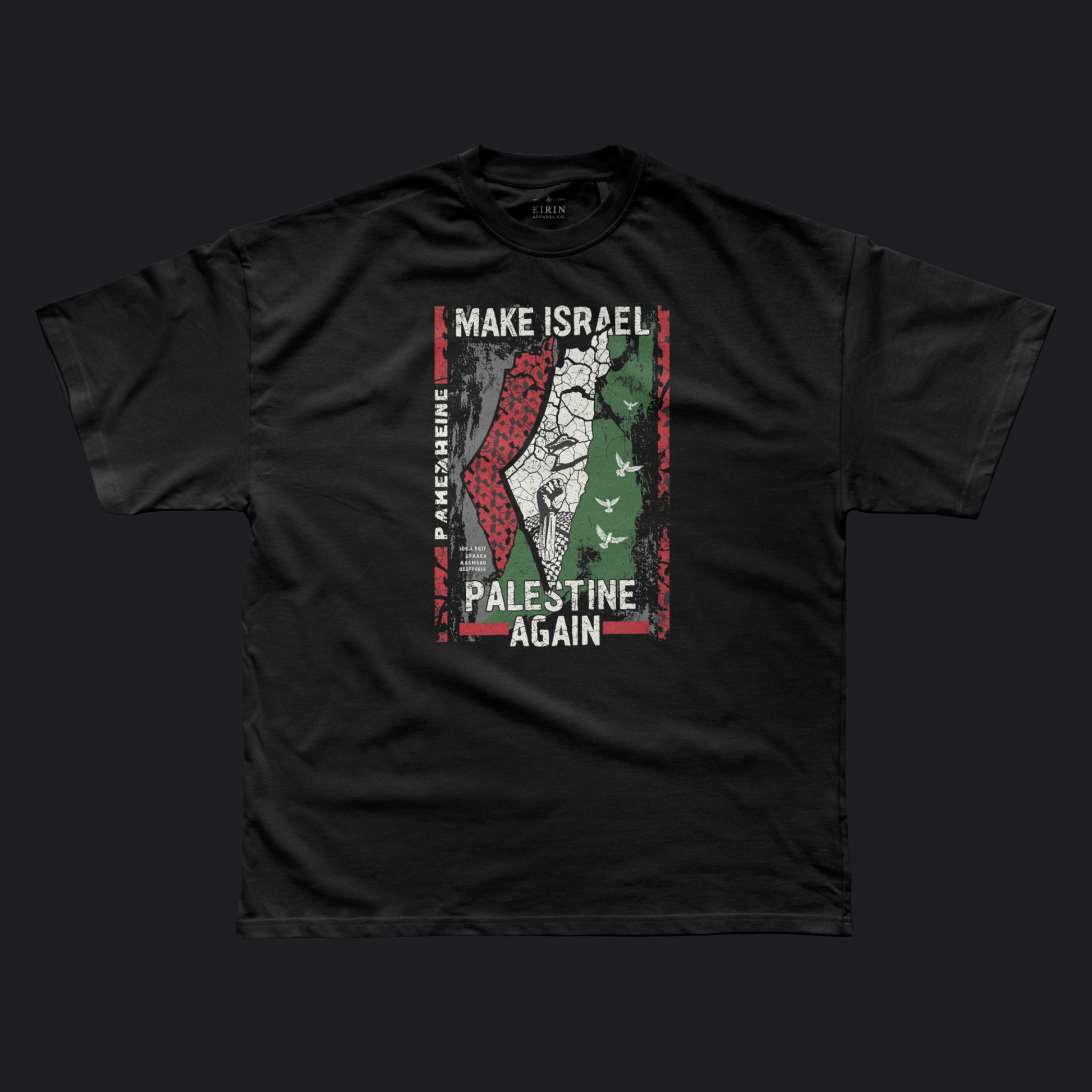 Eirin Apparel Men's T-Shirt Men's Make Israel Palestine Again T-Shirt