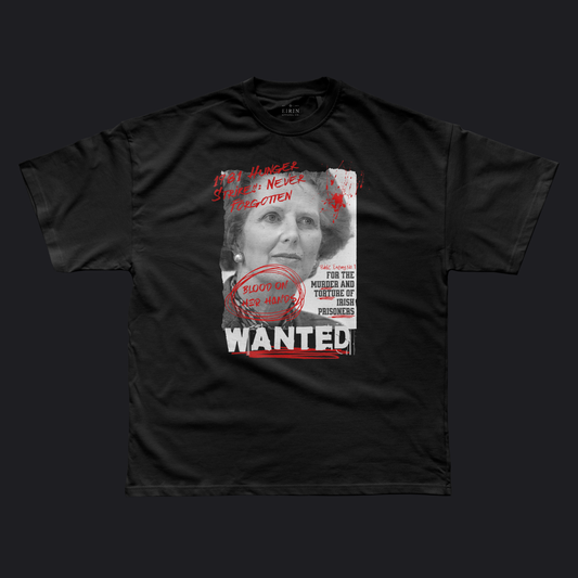 Eirin Apparel Men's T-Shirt Men's Margaret Thatcher Wanted T-Shirt