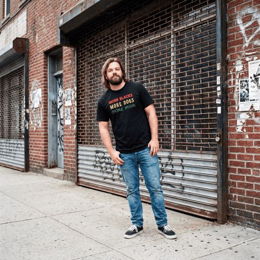 Eirin Apparel Men's T-Shirt Men's 'More Blacks, More Dogs, More Irish' T-Shirt