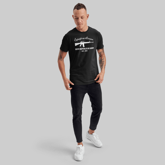 Eirin Apparel Men's T-Shirt Men's Óglaigh na hÉireann Est. 1919 Black T-Shirt