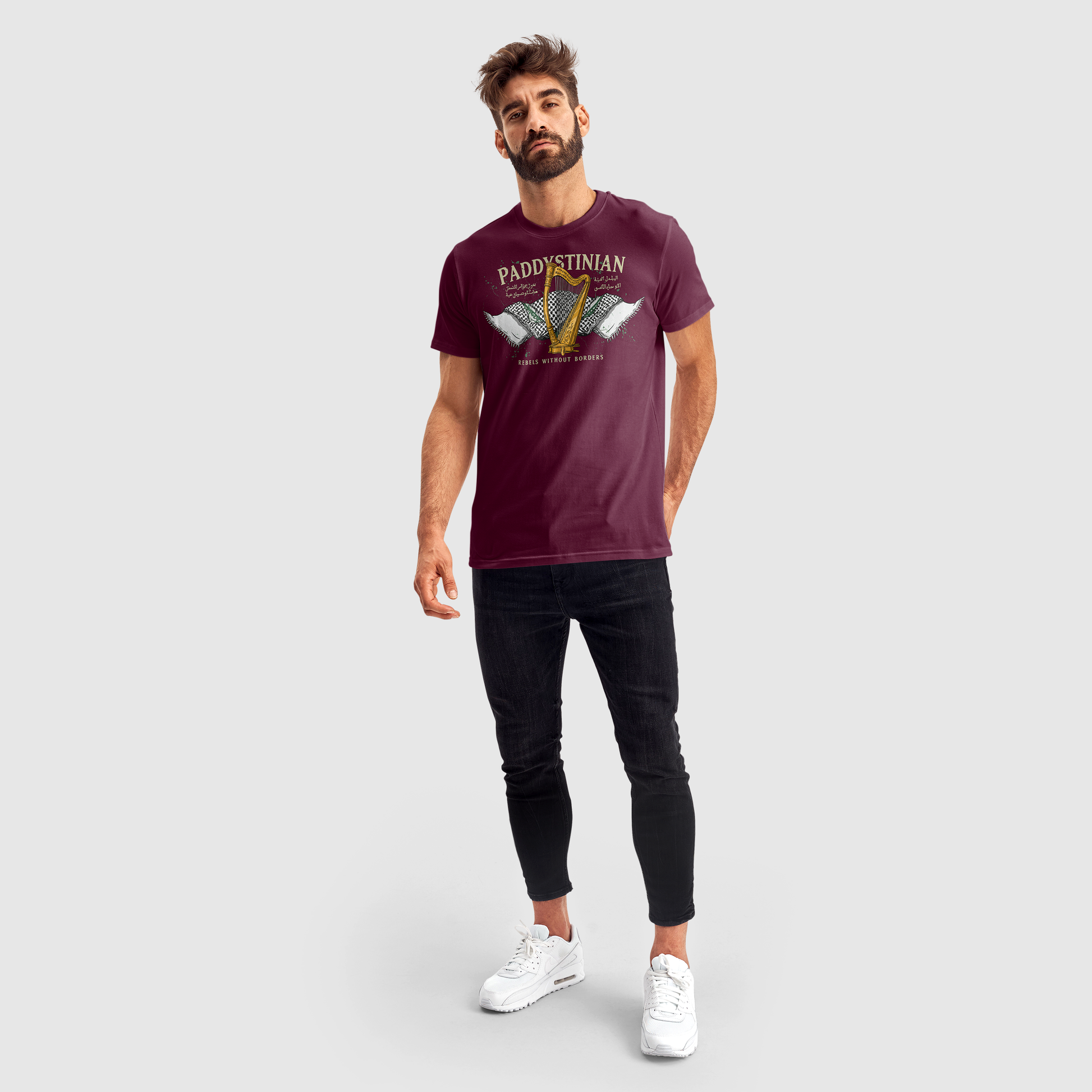 Eirin Apparel Men's T-Shirt Men's Paddystinian Rebels Without Borders T-Shirt