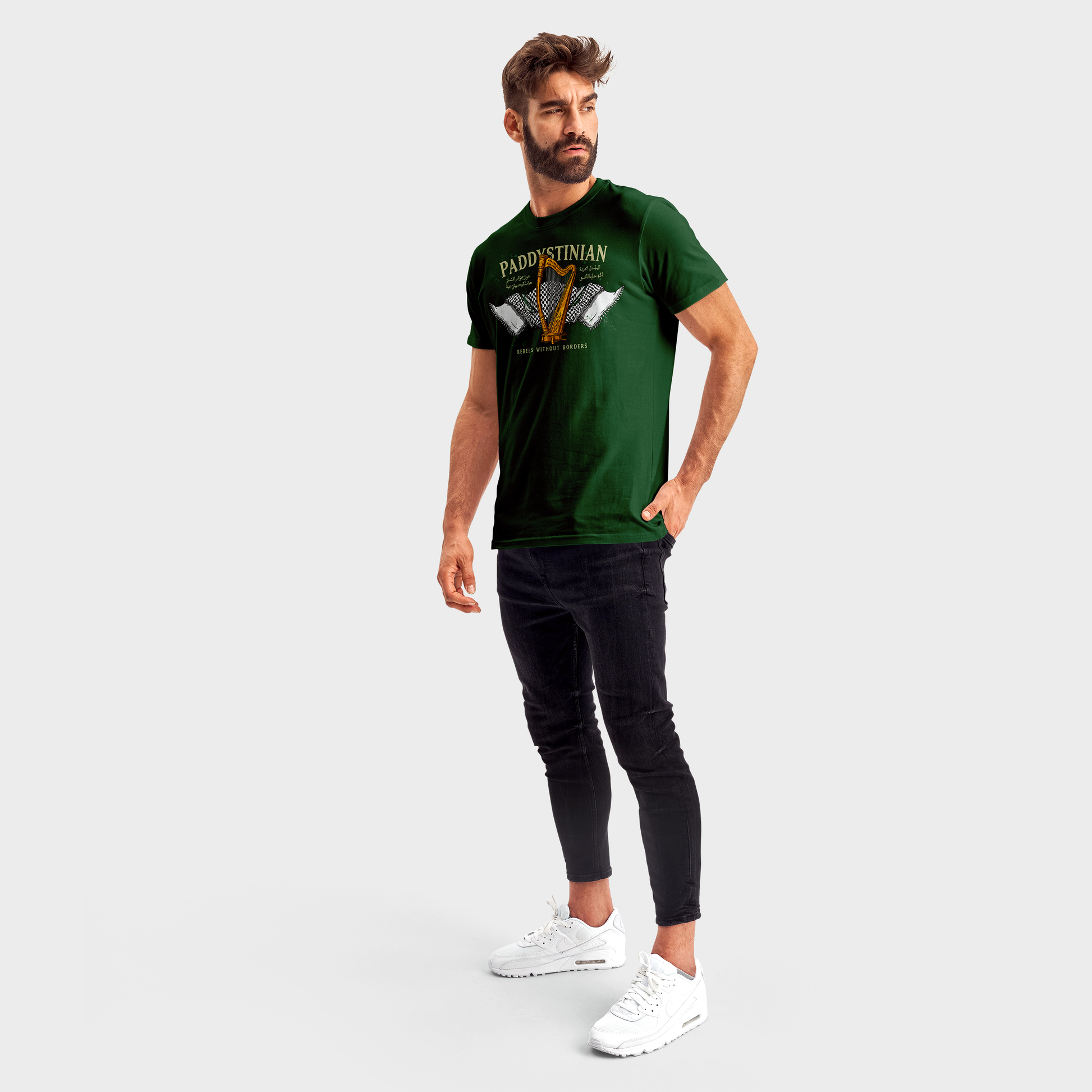 Eirin Apparel Men's T-Shirt Men's Paddystinian Rebels Without Borders T-Shirt