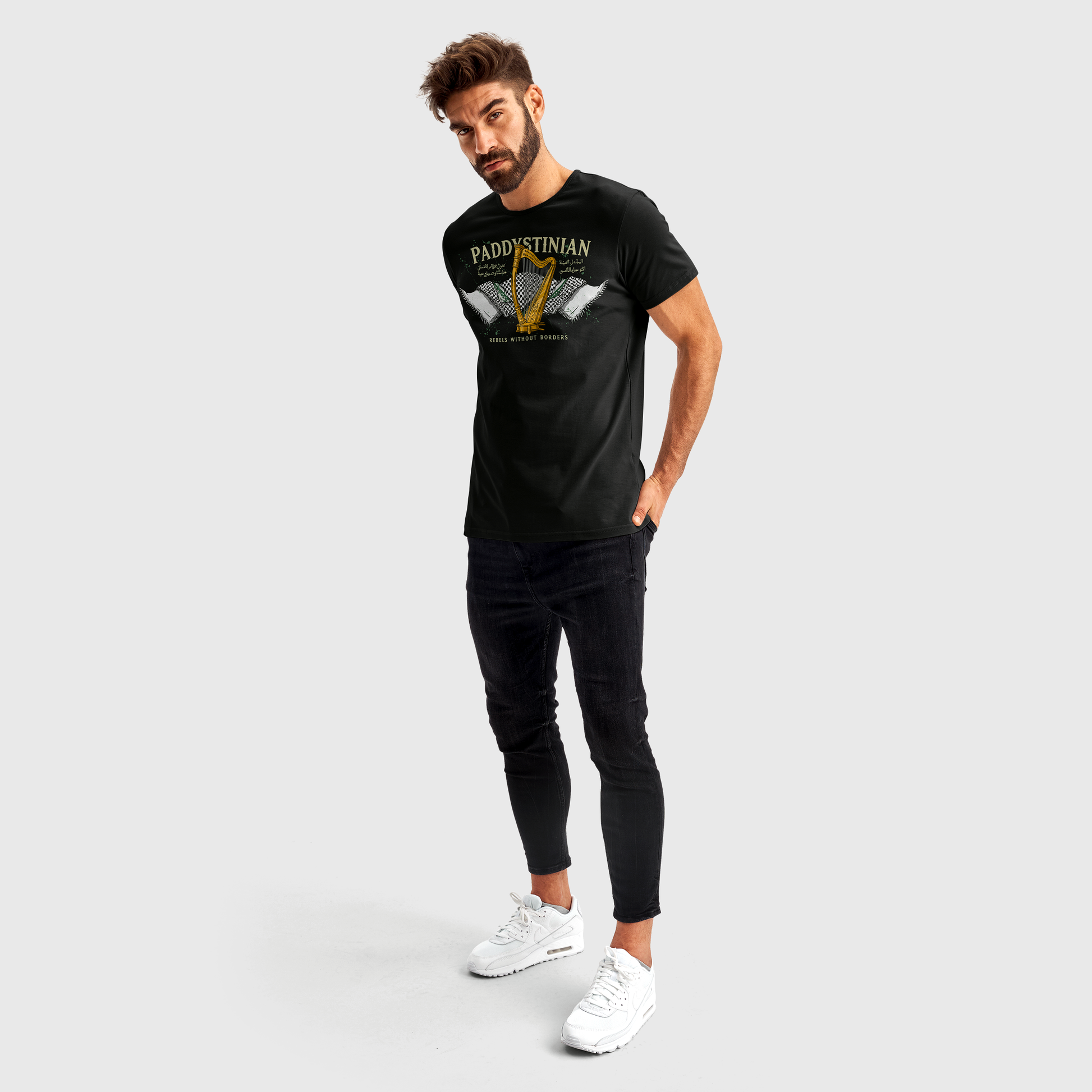 Eirin Apparel Men's T-Shirt Men's Paddystinian Rebels Without Borders T-Shirt