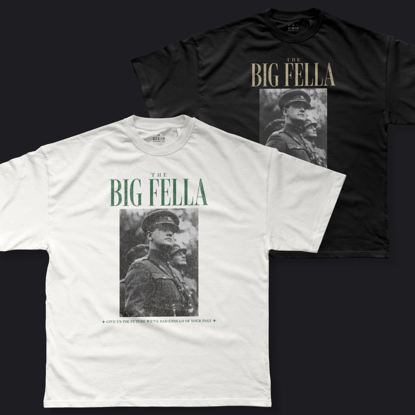 Eirin Apparel Men's T-Shirt Men's 'The Big Fella' Michael Collins T-Shirt