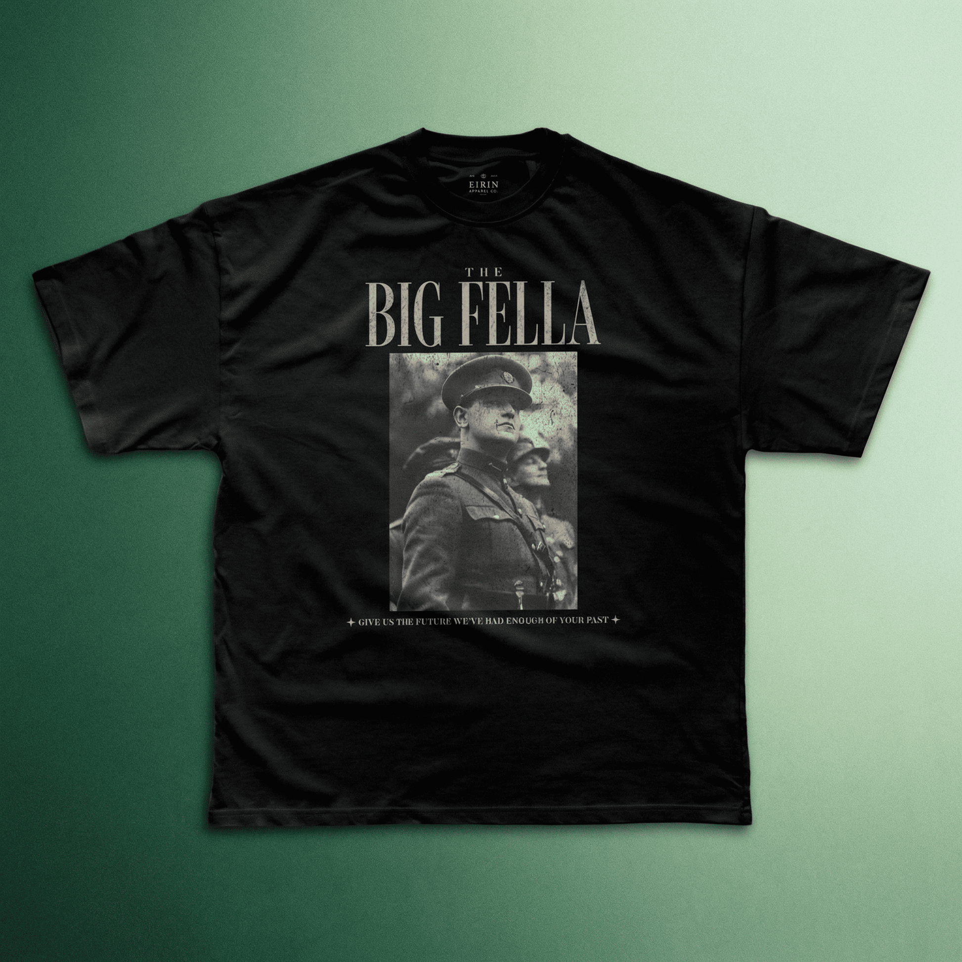 Eirin Apparel Men's T-Shirt Men's 'The Big Fella' Michael Collins Tribute T-Shirt