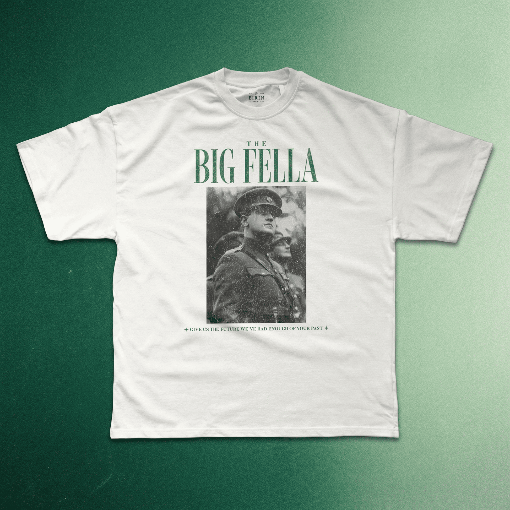 Eirin Apparel Men's T-Shirt Men's 'The Big Fella' Michael Collins Tribute T-Shirt