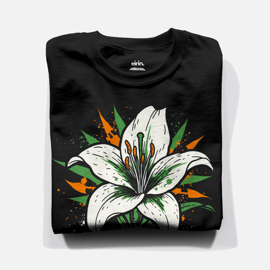 Eirin Apparel Men's T-Shirt Men's 'Tiocfaidh ár lá' Easter Lily T-Shirt