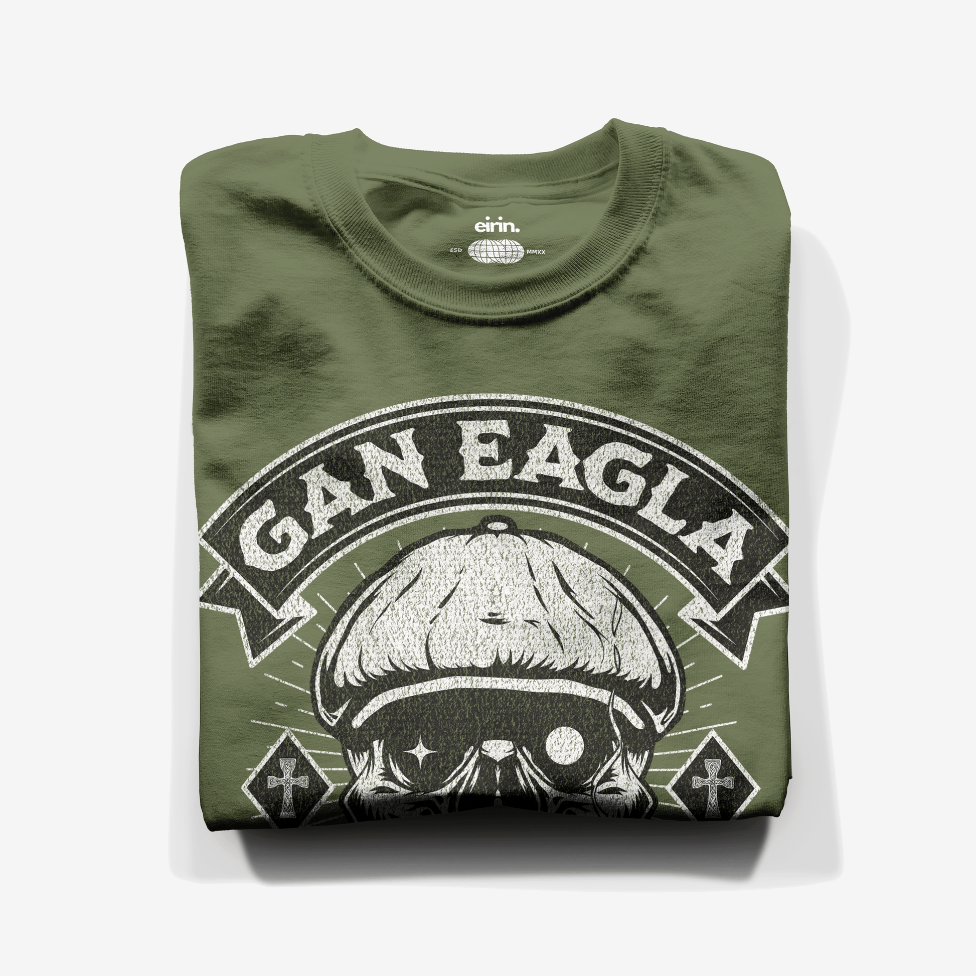 Eirin Apparel Men's T-Shirt Men's 'Without Fear Of Death' Gaelic T-Shirt