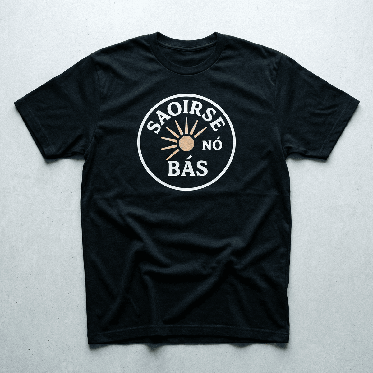 Eirin Apparel Men's T-Shirt Midnight Black / S 'Freedom Or Death' Gaelic T-Shirt