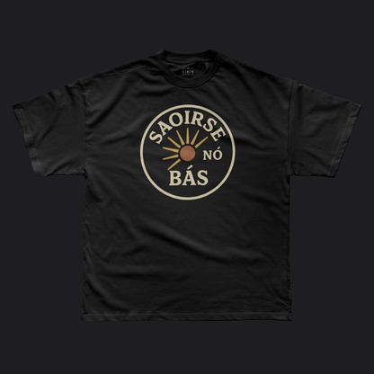 Eirin Apparel Men's T-Shirt Midnight Black / S Men's 'Freedom Or Death' Gaelic T-Shirt