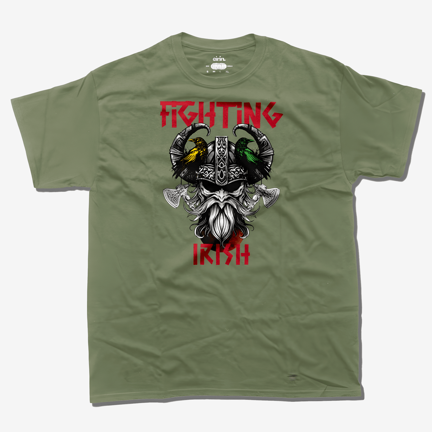 Eirin Apparel Men's T-Shirt Military / S Men's Fighting Irish 'Lochlann' T-Shirt