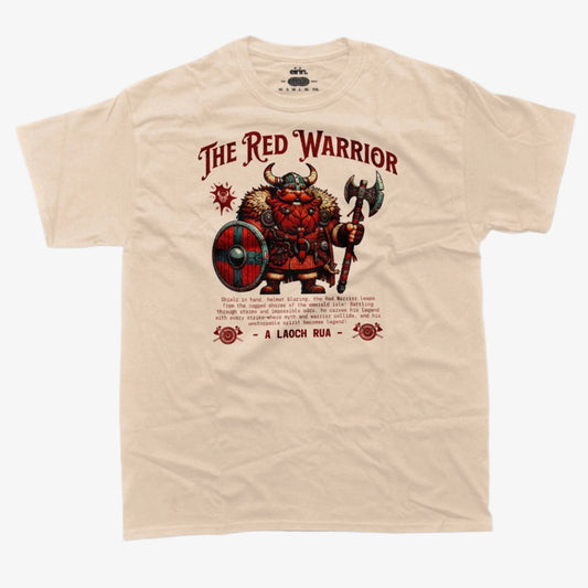 Eirin Apparel Men's T-Shirt Natural / S Men's The Red Warrior 'A Laoch Rua' T-Shirt
