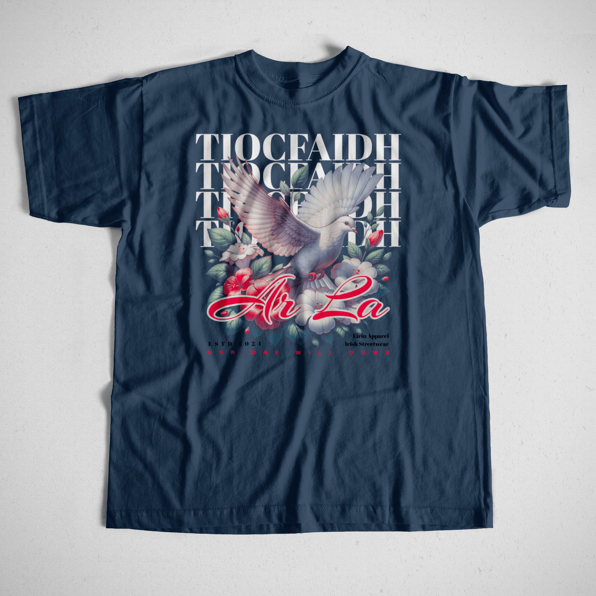 Eirin Apparel Men's T-Shirt Navy / S Men's Doves of Freedom T-Shirt