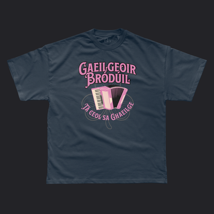 Eirin Apparel Men's T-Shirt Navy / S Men's 'There's Music In Irish' Gaelic T-Shirt