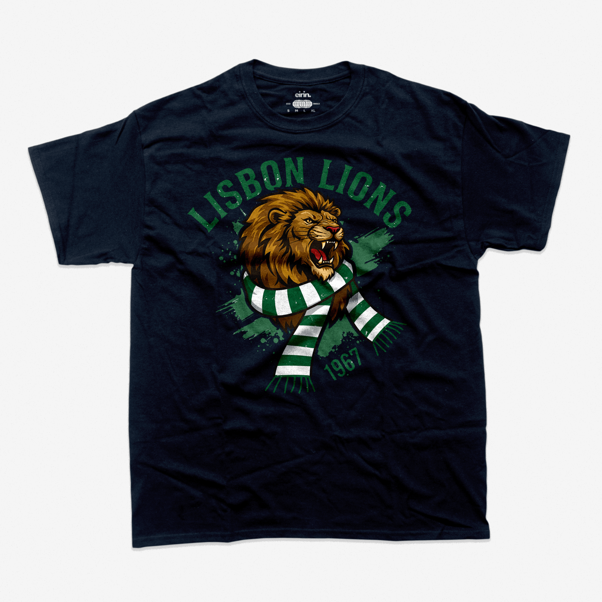 Eirin Apparel Men's T-Shirt Navy / S Unisex Roaring Lisbon Lions 1967 T-Shirt
