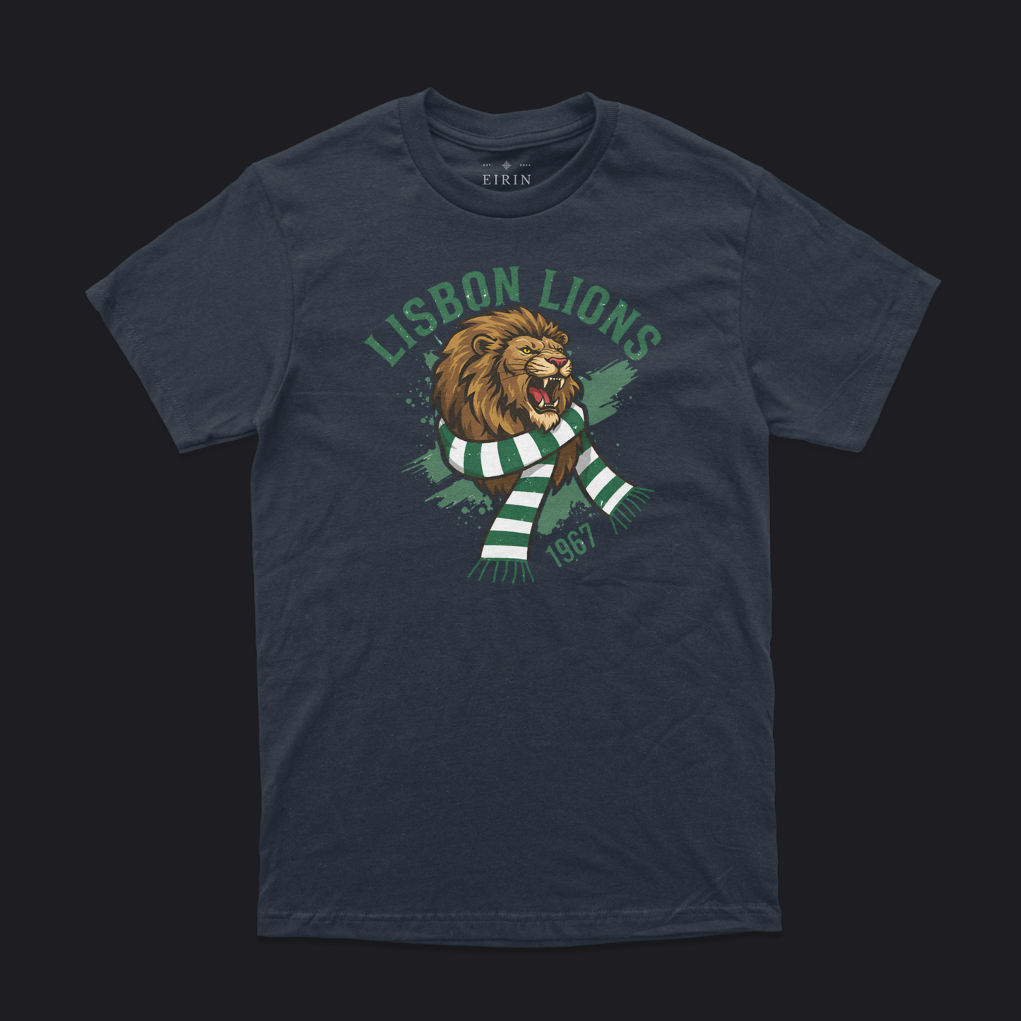 Eirin Apparel Men's T-Shirt Navy / S Unisex Roaring Lisbon Lions 1967 T-Shirt